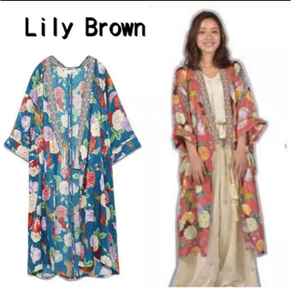 リリーブラウン(Lily Brown)のリリーブラウン  着物 ガウン カーディガン 羽織り(カーディガン)
