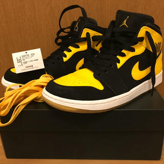 ナイキ(NIKE)の最終値下げ jordan1 NIKE mid イエロー(スニーカー)