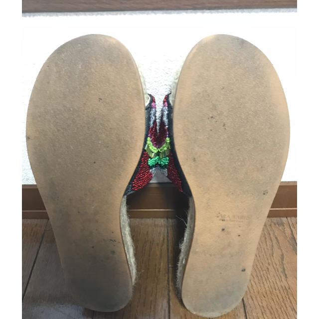 ZARA(ザラ)のZARA スイカ柄 サンダル36 レディースの靴/シューズ(サンダル)の商品写真