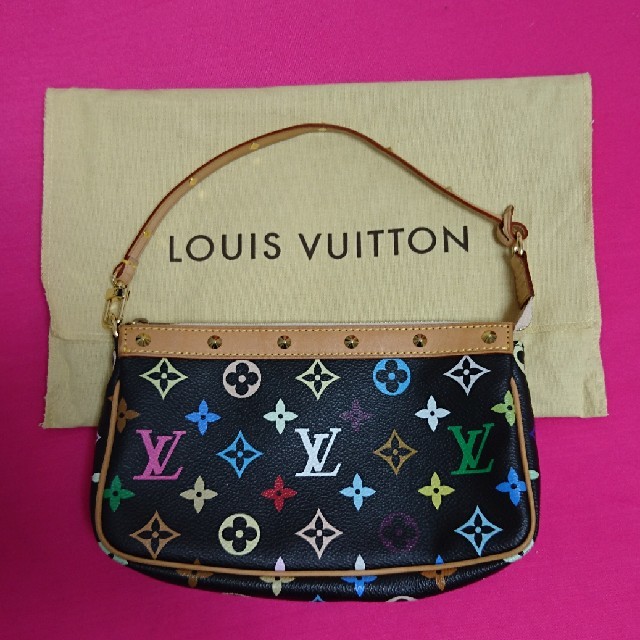 LOUIS VUITTON(ルイヴィトン)の極美品★【お値下げいたしました】ルイヴィトン マルチカラー★ ポーチ レディースのファッション小物(ポーチ)の商品写真