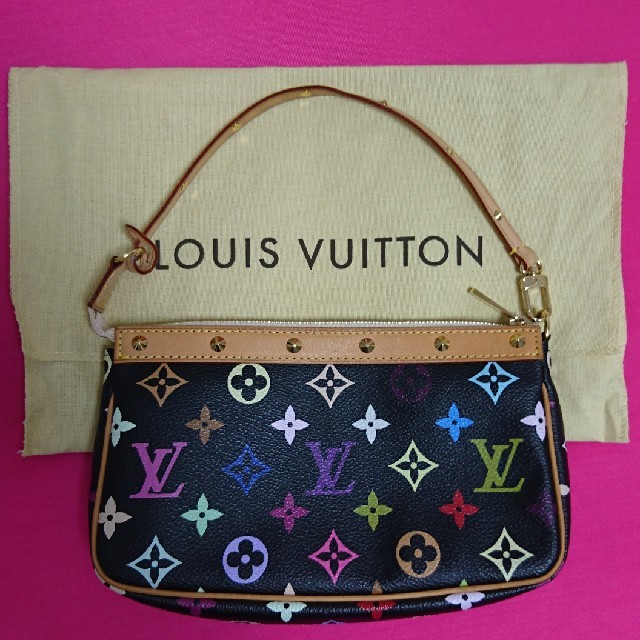 LOUIS VUITTON(ルイヴィトン)の極美品★【お値下げいたしました】ルイヴィトン マルチカラー★ ポーチ レディースのファッション小物(ポーチ)の商品写真