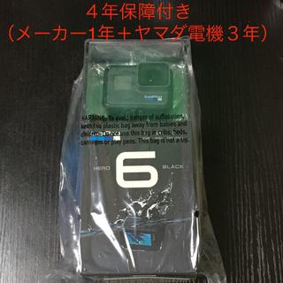 ゴープロ(GoPro)の新品未開封　ヤマダ電機4年長期保証付　GoPro HERO6 BLACK(コンパクトデジタルカメラ)