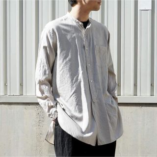 コモリ(COMOLI)の夕陽掛起様専用 comoli 18ss シルクピンストライプ(シャツ)