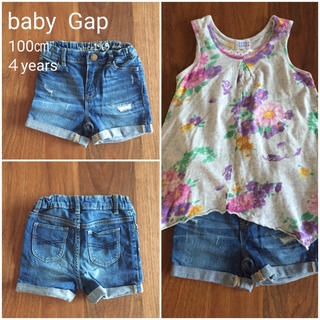 ベビーギャップ(babyGAP)の美品❤️baby  Gap デニムショートパンツ(パンツ/スパッツ)