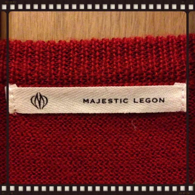 MAJESTIC LEGON(マジェスティックレゴン)の赤ドットニット♡ レディースのトップス(ニット/セーター)の商品写真