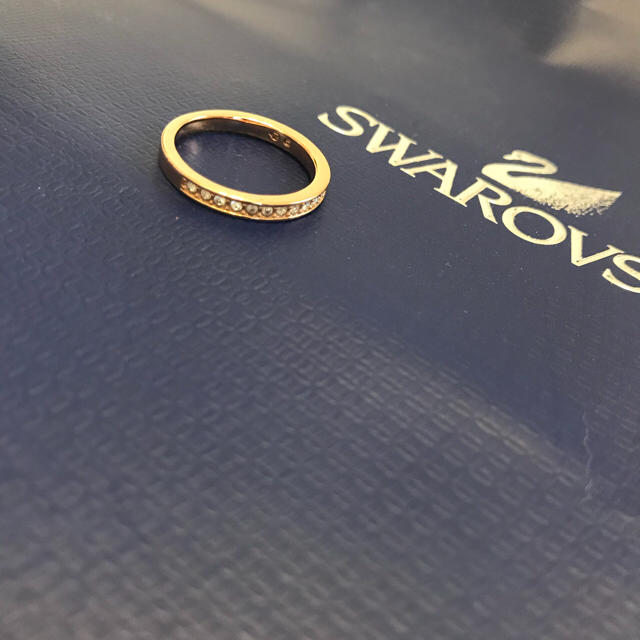 SWAROVSKI(スワロフスキー)のSWAROVSKI リング 11号 指輪 ピンクゴールド レディースのアクセサリー(リング(指輪))の商品写真