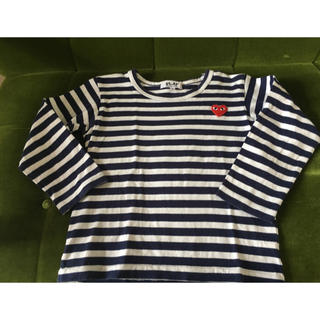 コムデギャルソン(COMME des GARCONS)のプレイ コムデギャルソン キッズ 長袖Tシャツ サイズ4(Tシャツ/カットソー)