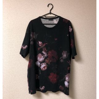 ラッドミュージシャン(LAD MUSICIAN)のLAD MUSICIAN フラワー柄ビッグTシャツ 花柄 18ss サイズ42(Tシャツ/カットソー(半袖/袖なし))