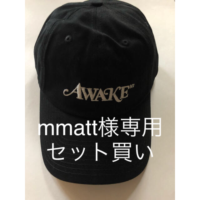 Supreme(シュプリーム)のawake ny logo dad cap 黒 black メンズの帽子(キャップ)の商品写真