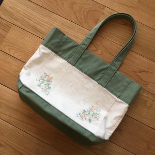 アナトリエ(anatelier)のめいめいしょこらさま専用 haupia 青い空と小さな庭 トートバッグ (トートバッグ)