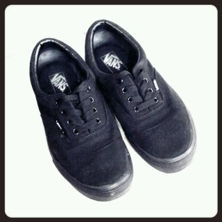 ヴァンズ(VANS)のVANS黒スニーカー(スニーカー)