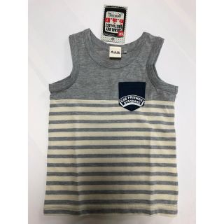 ベベ(BeBe)の【送料込】新品☆べべ☆e.a.B☆タンクトップ☆90☆ノースリーブ☆ボーダー(Tシャツ/カットソー)