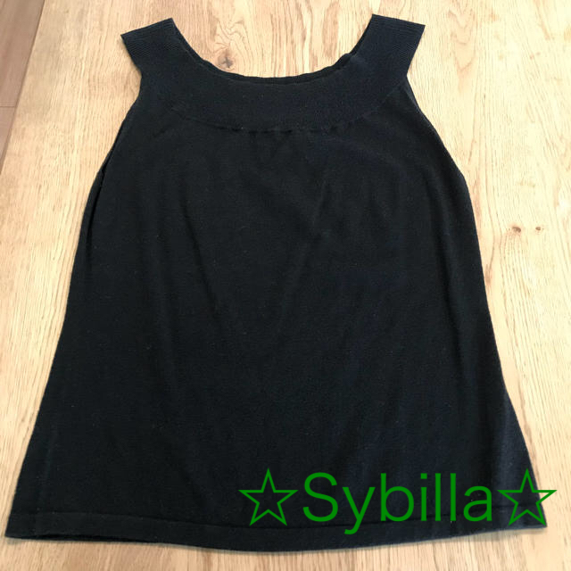 Sybilla(シビラ)の【sybilla】ノースリーブ ニット ☆ 美品 レディースのトップス(タンクトップ)の商品写真