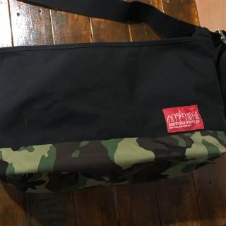 マンハッタンポーテージ(Manhattan Portage)のきくち様専用   マンハッタンポーテージ   黒  迷彩！値下げ！(ショルダーバッグ)