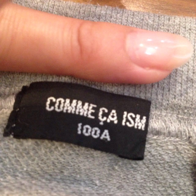 COMME CA ISM(コムサイズム)のセット パーカー95 スカート100 コムサ キッズ/ベビー/マタニティのキッズ服女の子用(90cm~)(ジャケット/上着)の商品写真