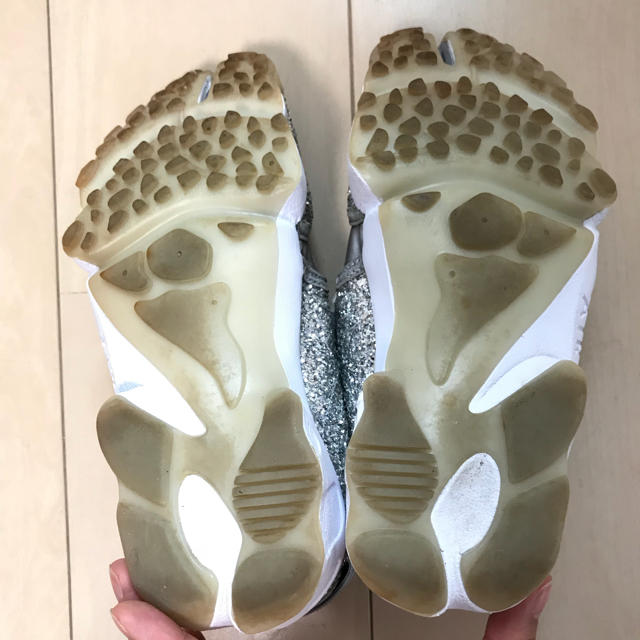NIKE - ナイキ ミルクフェド エアリフト シルバーラメ の通販 by NIKE - ナイキ ミルクフェド エアリフト シルバーラメ の通販 by