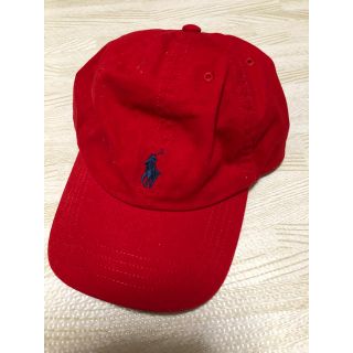 ポロラルフローレン(POLO RALPH LAUREN)の【新品未使用タグ付】ラルフローレン 赤キャップ(キャップ)