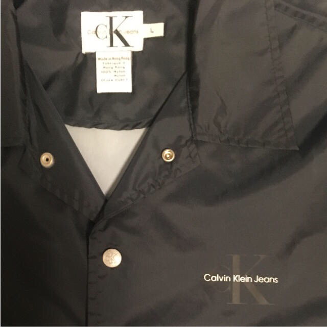 ck Calvin Klein(シーケーカルバンクライン)のck Calvin Klein カルバンクライン 希少 美品 コーチジャケット メンズのジャケット/アウター(ナイロンジャケット)の商品写真