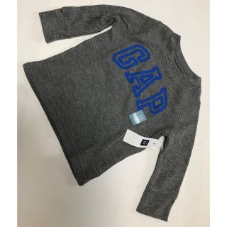 ベビーギャップ(babyGAP)の【送料込】新品☆GAP☆ギャップ☆ロンT☆80☆長袖☆Tシャツ☆ワッフル無地ロゴ(シャツ/カットソー)