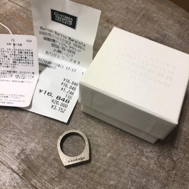 Maison Martin Margiela(マルタンマルジェラ)の【値下げ】Maison Martin Margiela リング メンズのアクセサリー(リング(指輪))の商品写真