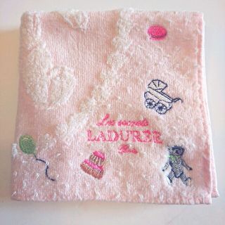 ラデュレ(LADUREE)の難あり品★LADUREE  ラデュレ タオルハンカチ★(ハンカチ)