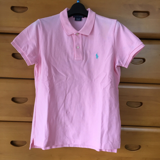 ラルフローレン(Ralph Lauren)のラルフ美品❣️ローレン 人気のピンク ポロシャツ メンズ レディース(ポロシャツ)