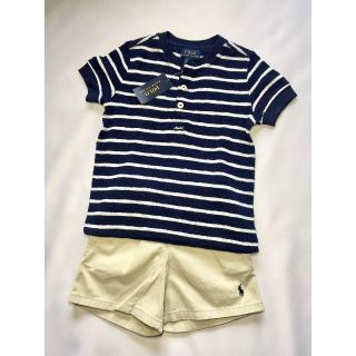 ポロラルフローレン(POLO RALPH LAUREN)のラルフローレン Tシャツ ハーフパンツ 95-100cm 3T 2歳3歳 新品(Tシャツ/カットソー)