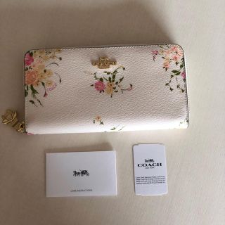 コーチ(COACH)のマーメイド様専用☆コーチ☆ 花柄 レザー長財布 F29384 IMCAH(財布)