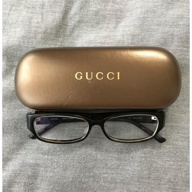 Gucci(グッチ)のGUCCI グッチ メガネ 伊達メガネ メガネケース ブランド レディースのファッション小物(サングラス/メガネ)の商品写真