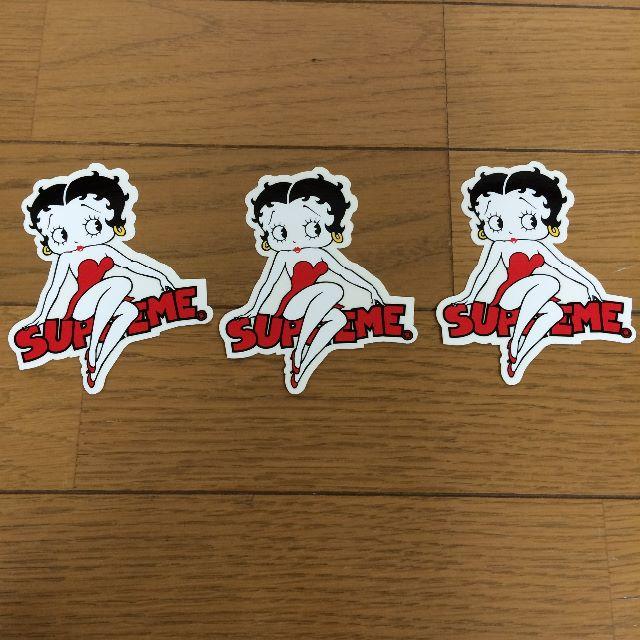 Supreme(シュプリーム)のSupreme betty boop Sticker ステッカー 自動車/バイクのバイク(ステッカー)の商品写真