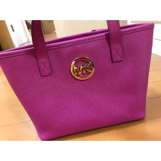 マイケルコース(Michael Kors)の【Michael Kors】ピンク ミニトートバッグ(トートバッグ)