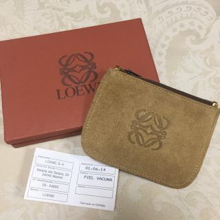 ロエベ(LOEWE)のロエベ LOEWE アマソナ コインケース スエード素材 箱付(コインケース)