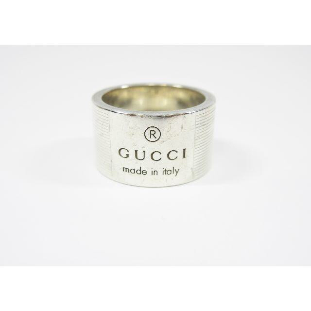 Gucci(グッチ)のグッチ シルバー リング 2本セット SV925 指輪 約15号 八角形リング メンズのアクセサリー(リング(指輪))の商品写真