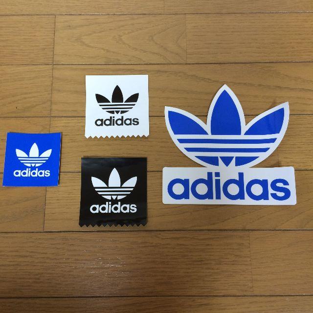 adidas(アディダス)のアディダス オリジナルス ステッカー 4枚セット  自動車/バイクのバイク(ステッカー)の商品写真