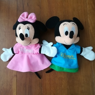 ディズニー(Disney)のミッキーマウス&ミニーマウス　パペット(キャラクターグッズ)