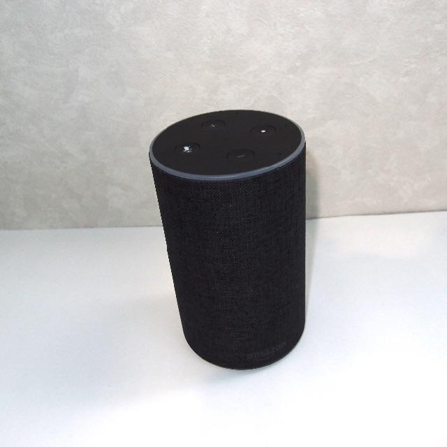 ECHO(エコー)のAmazon ECHO チャコール スマホ/家電/カメラのオーディオ機器(スピーカー)の商品写真