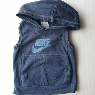 ナイキ(NIKE)のbabyノースリーブカットソー紺(80)(シャツ/カットソー)