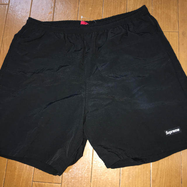 supreme split logo water short