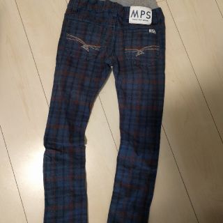 エムピーエス(MPS)のMPS チェック　スキニーパンツ　ストレッチパンツ　130(パンツ/スパッツ)