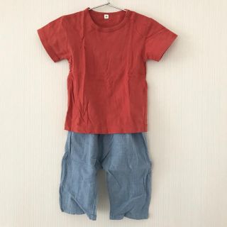 ムジルシリョウヒン(MUJI (無印良品))のyf様専用 48 無印良品 2点セット 半袖Tシャツ ステテコ(Tシャツ/カットソー)