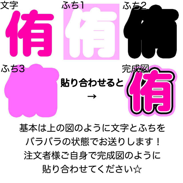 NEWS(ニュース)の団扇屋さん♡文字オーダー♡低価格♡型紙のみ可 エンタメ/ホビーのタレントグッズ(アイドルグッズ)の商品写真