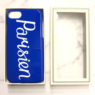 メゾンキツネ(MAISON KITSUNE')の新品 メゾンキツネ アイフォン7 ケース アイフォン8 カバー iPhone 青(iPhoneケース)