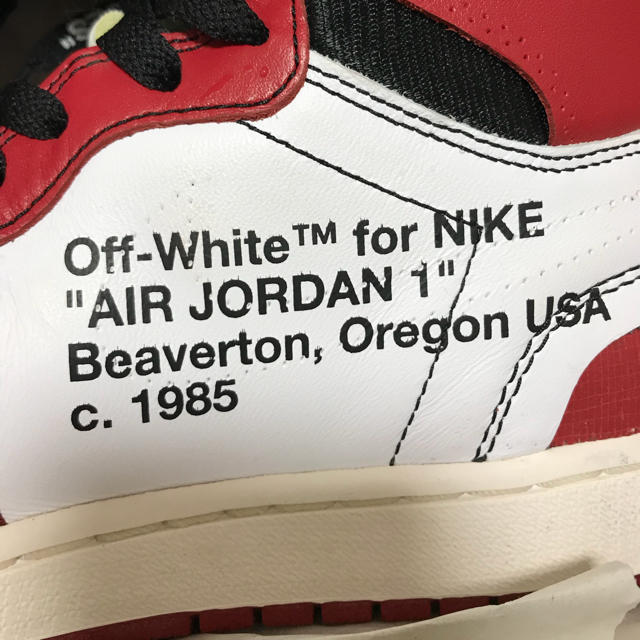 NIKE(ナイキ)の送料込26.5NIKE off-white THE TEN AIRJORDAN1 メンズの靴/シューズ(スニーカー)の商品写真