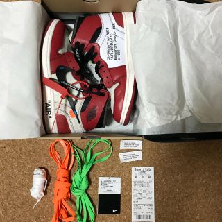 ナイキ(NIKE)の送料込26.5NIKE off-white THE TEN AIRJORDAN1(スニーカー)