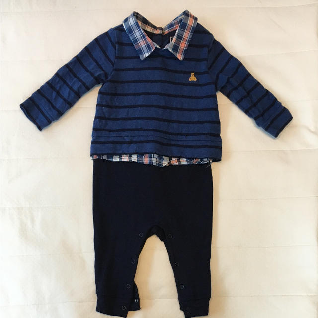 babyGAP(ベビーギャップ)のベビーGAP キッズ/ベビー/マタニティのベビー服(~85cm)(ロンパース)の商品写真