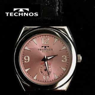 テクノス(TECHNOS)の美品🔴 TECHNOS.テクノス🔴スモセコ、男女兼用、腕時計(腕時計)