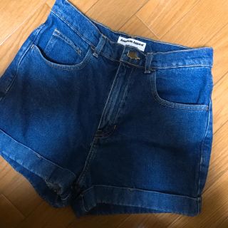 アメリカンアパレル(American Apparel)のアメアパ American Apparel デニムショートパンツ インディゴ(ショートパンツ)