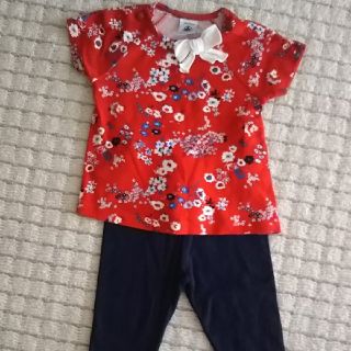 プチバトー(PETIT BATEAU)のプチバトー🖤女の子用  74㎝(ロンパース)