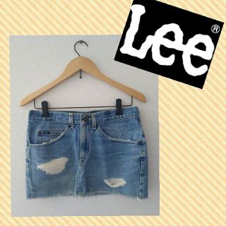 リー(Lee)のLee＊ダメージデニムスカート(ミニスカート)