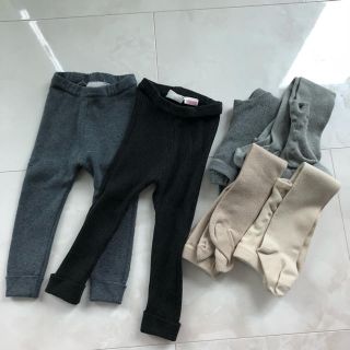 ザラキッズ(ZARA KIDS)のゆき様専用ZARA baby ニットレギンス&タイツ 6点セット 86㎝ 92㎝(パンツ)